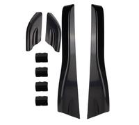 Car Roof Rack Rail Cap Compatible With Hyundai For Tucson 2004-2008 8Pcs Car Roof Rack Box Rail End Black Covers Shell Cap Car Accessory