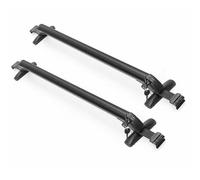 Car Roof Racks Bars 1 Pair Universal With Lock Top Car Rack Vehicle Car Roof Mounting Rack Rail Bar Black Aluminum Luggage Carrier Car Flush Rail(E)