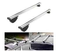 Car Roof Racks Bars 2PCS 120/130Cm For SUV Roof Rack Universal Car Roof Rack Waterproof Top Bag Storage Luggage Support Auto Accessories Car Flush Rail(2PCS 130cm)
