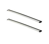 Car Roof Racks Load Rod Aluminum Universal Auto Wing Bar Materials For DIY Black And Silver Length 120cm 130cm 140cm Roof Rack Cross Bars(White 140cm -8cm)