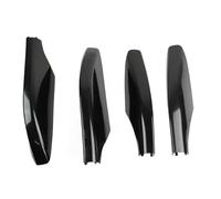 Car Roof Racks Rail Cap, Car Roof Rack Cover 4Pcs Fit use for 2003-2009 Roof Rack Bar Rail End Protection Cover Shell ABS Plastic Left, Right Black