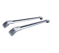 Car Roof Rail Rack Lockable Cargo Bars 2PCS Cross Bar Ajustable For Subaru For Forester SL 2025 2026 Present Auto parts(All silver)