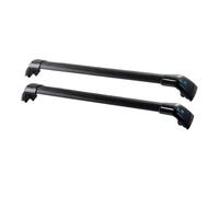Car Roof Rail Rack Lockable Cargo Bars 2Pcs Cross Bar Ajustable For VW For T ROC 2017-2024 Auto parts(Black)