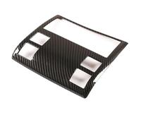 Car Roof Reading Lamp Panel Frame Decoration Cover Trim Interior Styling For X3 E83 2003-2010 AJOHBM(Carbon Fiber look)
