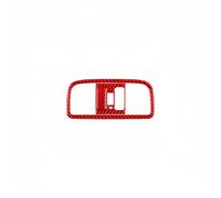 Car Roof Reading Light Interior Dome Light, for Civic 8th Gen 2006 2007 2008 2009 2010 2011 Car Reading Light Panel Trim Cover Carbon Fiber Sticker Interior Decoration(Red)