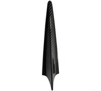 Car Roof Spoiler Trim Wing ABS Carbon Fiber Look Cover Aerodynamic Styling Accessory Easy Install Black 27.5x6.6x3.5cm(Carbon Fiber)