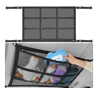 Car Roof Storage Net for Mini Paceman R61 Cooper/D/S/SD/JCW | Double-Layer Mesh Roof Luggage Bag Organizer, Large Capacity, Zippered