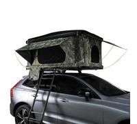 Car Roof Top Tent Camouflage Large Hard Shell Box Gas Assisted Pop Up Bunk 2-3 Person 3000mm Waterproof Camping Telescopic Ladder 5.5cm Mattress Boot Bags Anti Condensation FREE Storage Net & Torch Ca