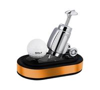 Car Rotating Aromatherapy - Solar Powered Motor, Metal Golf Ball & Diffuser, Light Sensing Intelligent Scent System, Body & Hardware