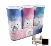 Car Round Canned Tissue Box, Auto Cylinder Tissue Tube - Compact Auto Cylindrical Tissue Wood Pulp Easy To Pull Out Tissues