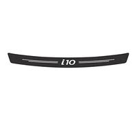 Car Rubber Rear Bumper Protector Cover Carbon Fiber Trunk Sill Plate Scuff Plate Sticker Styling Accessories for Hyun-dai i10