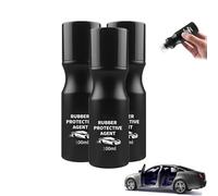 Car Rubber Seal Protectant,Rubber Seal Conditioner,100mlRubber Protective Agent,Windowtrack Lubricant,Silicone Spray for Windows,Door,Trunk,Crystal Coating Plastic Restorer,For All Vehicle (3)