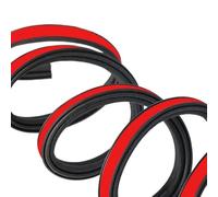 Car Rubber Seal Strips Double-Layer Auto Soundproof Waterproof Weatherstrips Universal For Door Trunk Hood Rubber Sealing Strip(15x14 8m)