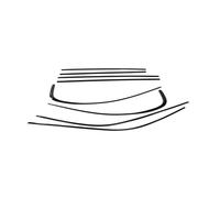 Car Rubber Sealing Strips for BMW 3 Series E46 1998-2005 Short Axis 8 PCS Car Exterior Window Strip Trim Decor Cover Door Seal Strip