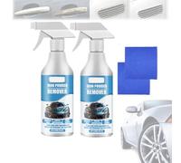 Car rust and iron particle removal spray,Multifunctional Quickly Iron and Rust Removal Spray for Metal, Tools, Cars (2PCS)