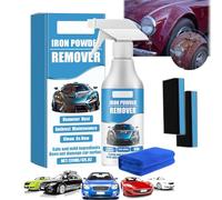 Car Rust & Iron Particle Remover Spray, 2025 Upgrade Rust Remover for Metal, Rust Remover Spray, Iron Stain Cleaner for Multiple Surfaces, for Heavy Duty Rust Dissolver for Metal, Tools, Cars (1, Set)
