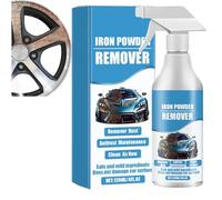 Car Rust & Iron Particle Remover Spray, Heavy Duty Rust Cleaner, Fast Acting Rust Remover Spray for Cars, Brake Dust, Wheels & Metal Tools, Chains, Stainless Steel, Multi-Surface Cleaner (1pcs)