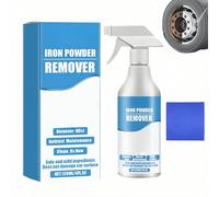 Car Rust & Iron Particle Remover Spray, Heavy-Duty Rust Cleaner, Fast Acting Rust Remover Spray for Cars,Wheels & Metal Tools, Chains, Stainless Steel, 120ml (1PCS)