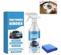 Car Rust & Iron Particle Remover Spray, Iron Fall Out & Rust Stain Remover for Car, Fast Acting, Safe on Paint, Metal & Aluminum, for Brake Dust & Rust Removal (1 Set)