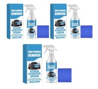 Car Rust & Iron Particle Remover Spray, Iron Fall Out & Rust Stain Remover for Car - Heavy Duty Alloy Wheel Cleaner, Metal Tools Rust Dissolver (3PC)