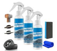 Car Rust Removal Spray, Iron Powder Remover Car Rust Removal Spray, Multi Purpose Rust Remover, Instant Remover Cleaner for Metal, Bikes, Tools, Furniture (3PC)