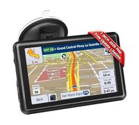Car Sat Nav, 7 inch HD Touch Screen, GPS Navigation for Trucks, with UK Europe Maps, Lifetime Free Updates, Support Postcode Search and Voice Guidance, Speed Camera Alert, Lane Guidance Assist, POI