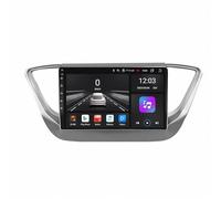 Car Sat Nav for Hyundai Verna Solaris 2017 2018 Mirror Link Gps Navigation Voice Control/Siri, Touchscreen, Bluetooth, Aux, Fm, Map Navigation Portable, 8 Core 4G＋64G