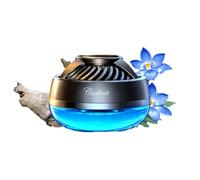 Car Scent Diffuser, Solar Car Aromatherapy Diffuser, Turbine Power Dashboard Solar Rotating Air Freshener, for All Car (A)