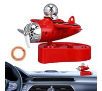 Car Scents Air Freshener, Solar Power Aircraft Perfume Diffuser, Stylish Dashboard Decoration, Long Lasting Fragrance Accessory, Portable Auto Interior Freshener for Sedan SUV Truck Road Trip Travel