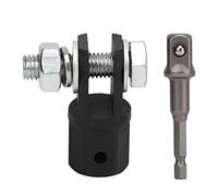 Car Scissor Jack Adapter, 1/2inch Car Scissor Jack Adapter Scissor Jack Socket Drill Adapter for Ring Or Double Hole Scissor Jacks