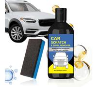 Car Scratch Remover - 100g Quick Eraser with Sponge, Car Paint Scratch Repair with Polishing Compound, Effective Design Restoration for Motorcycle Truck Daily Commuting Road Trip
