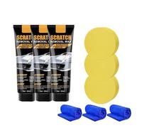 Car Scratch Remover, 2026 New Repair Paste, Scratch Removal Wax for Paint Repairs, Permanent Swirl Marks & Scuff Remover, Car Paint Repair Kit for Deep Scuffs (3PC)
