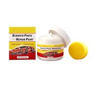 Car Scratch Remover, 50g Wax Paste, 1.96x1.69 Inches Repairing Paste with Sponge Applicator, Scratches Repair Agent, Wax Coating with Protective Shine, Scratch Removal for Car and Vehicle Maintenance