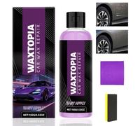 Car Scratch Remover Kit,Quickly Repair Scratches & Restore Shine with Long-Lasting Protective Layer,Deep Scratch Remover for Car Paint on All Vehicles,Black Car Polish &Interior Plastic Scratch Repair