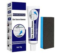 Car Scratch Remover Paste Advanced Formula for Ultimate Paint Restoration Multifunctional Solution Portable Garage and Home Use (Blue, 11cm)