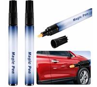 Car Scratch Remover Pen, 2PCS Quick Touch-Up Magic Paint Pen for Car Scratches,Universal Colour Match Scratch Repair Kit,Weather-Resistant Auto Paint Touch Up for Cars, Easy Application Portable Tool