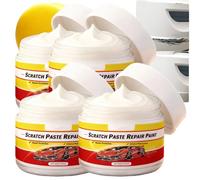 Car Scratch Remover & Polishing Wax Kit, Car Scratch Repair Paste with Sponge, Auto Scratch Remover for Vehicles, Paint Scratch Repair Kit for Light Scratches, Water Spot & Scuff Removal (4pcs)