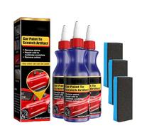 Car Scratch Remover With Sponge, Vehicles Scratch Remover for Deep Scratches, Styling Auto Body Paint Care Polishing Cleaner (3)
