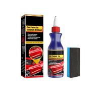 Car Scratch Remover With Sponge, Vehicles Scratch Remover for Deep Scratches, Styling Auto Body Paint Care Polishing Cleaner (1)