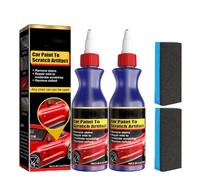 Car Scratch Remover With Sponge, Vehicles Scratch Remover for Deep Scratches, Styling Auto Body Paint Care Polishing Cleaner (2)