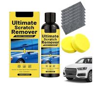Car Scratch Repair - 100ml Paint Restoration Solution With Polishing Kit | Deep Mark Correction Formula Including Nano Cloths Sponges For Vehicle Finishes | Suitable For Multiple Colour Surfaces