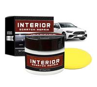 Car Scratch Repair Wax, Car Scratch Remover 100ml Repair for Vehicles, Plastic Interior Remover with Wipe Sponge Safe for All Vehicles