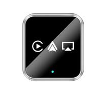 Car Screen Converter - Wireless Audio Adapter | 2.8x2.5cm Compact Device with Adaptive Resolution, Glass Aluminum Alloy Build with Usb Input Output, Automotive Accessory for Sedans, Suvs, Rvs, Trucks