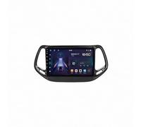 Car Screen for Apple Carplay & Android Auto for Jeep Compass 2017-2019 Touchscreen Portable Carplay Screen with Siri, Bluetooth, Transmitter, Voice, 4 Core 1G+32G