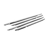 Car Sealing Strip Trim Cover for Toyota for Land for Cruiser for LC80 FZJ80 1990 1991 1992 1993-1998 4Pcs Window Moulding Trim Weatherstrip Seal 75710-60021(Chrome)