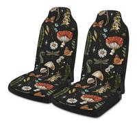 Car Seat Accessories 1PCS Driver Car Seat Cover Universal Print Interior Decoration Protector Accessories For Skoda For Octavia(2 pcs)
