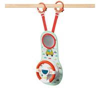 Car Seat Activity Toy 360° Rotation Steering Wheel with Music and Light | Musical Sensory Girls Preschoolers Home Apartment Bedroom Living Room Playroom Daycare Birthday Holiday