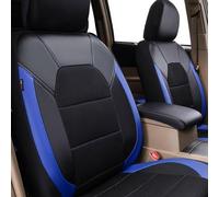 Car Seat and Headrest Covers for Audi A4/S4/RS4 B9 Sedan 2016 2017 2018 2019 2020-2025+, Breathable Faux Leather, Airbag Compatible, Washable,Blue