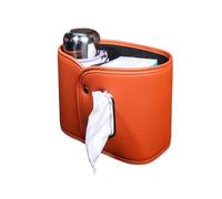 Car Seat - Artificial Leather 24x13x18.5cm | Car Backseat Organizer | 0.32kg Multifunctional Storage Bag - For Snacks Keys Drinks Toys Water Bottle Umbrella Commuting Travel Road Trip Use