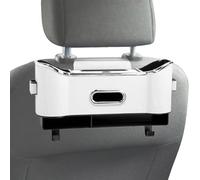 Car Seat Back , Car Back Seat Box - 2 Hook Design - Back Seat Storage Bag | Faux Leather Back Seat and Storage Bag for Road Trip